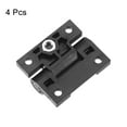 thumbnail image 3 of Uxcell 4Pack Bisagra de Torque Ajustable, 43x36mm Agujeros Avellanados de Plástico Bisagras de Control de Posición Ajustable, Negro, 3 of 6