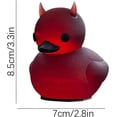 thumbnail image 3 of Patito Diablo Pequeño XINYU Decoración de Escritorio de Resina Diseño Gótico, 3 of 5
