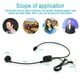 thumbnail image 2 of Auriculares Con Cable Con Micrófono Con Cancelación De Ruido Auriculares Para Computadora Para Enseñar Oficina Centro De Llamadas Oficina Negocios Cateissary EL013013-00, 2 of 5