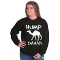thumbnail image 3 of Hump Day Funny Wednesday Camel Gym Unisex Plus Fleece Graphic Sweatshirt Brisco Brands 2X, 3 of 5