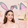 thumbnail image 3 of TOPTIE Easter Bunny Ears Headbands Gray Rabbit Ears Costume Headwear for Kids & Adults Cosplay Party Supplies, 3 of 4