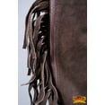 thumbnail image 5 of Large Brown Hilason Full Grain Leather Shotgun Work Chaps, 5 of 7