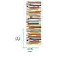 thumbnail image 6 of Livabliss Area Rugs for Living Room, 3x7 City Modern Orange Runner Rug, Bedroom Dining Room Home Decor Stain Resistant Carpet (2'7" x 7'3" Runner), 6 of 8