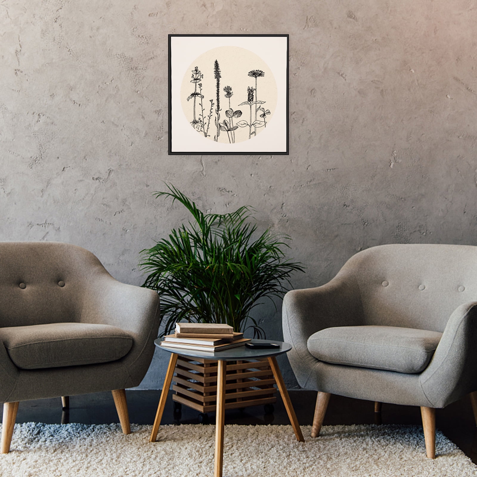 Calligraphic Drawing Paper Chinese Calligraphy for Handmade Card Rice Papers Round Vintage White