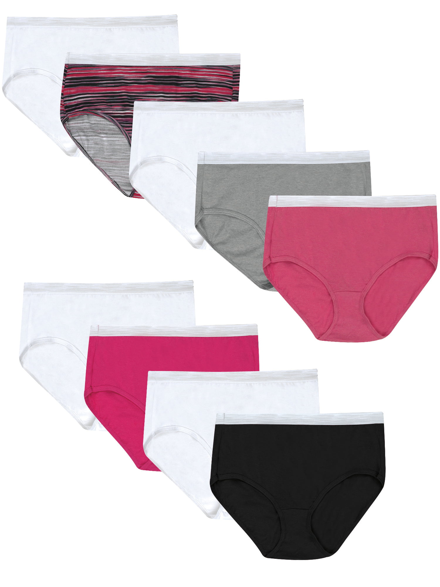 Hanes Women's SUPER VALUE Sporty Cotton Brief Underwear, 6+3 Bonus Pack ...