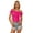 Hot Pink, variant on Women Summer Tops Off Shoulder Blouse 3d Flower One Shoulder Slim Fit Ruffl Asymmetrical Party Crop Tank Top