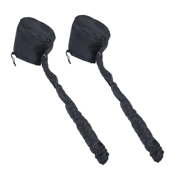 IBASETOY 2Pcs Portable Heat Therapy Cap for Hair Drying Enthusiasts in Black
