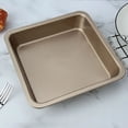 thumbnail image 3 of Juego de 2 bandejas para hornear antiadherentes de 22 cm, bandeja para horno tostadora de repuesto para bandejas para galletas, utensilios para hornear de tamaño profundo de 1 pulgada, no tó, 3 of 5