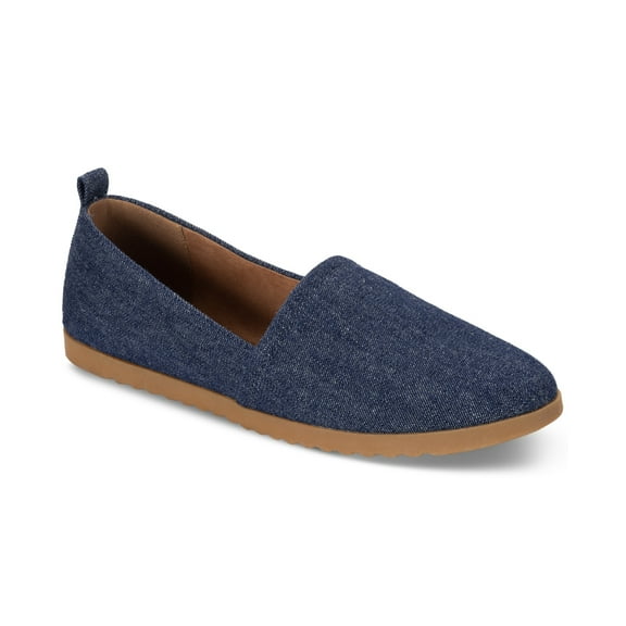 Style Co Womens Nolaa Slip-On Flats Dark Denim 10M