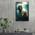 thumbnail image 6 of Jesus Help You Canvas Wall Art Prints Poster Gifts Photo Picture Painting Posters Room Decor Home Decorative 24x36inch(60x90cm), 6 of 6