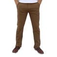 thumbnail image 1 of Pantalón de gabardina stretch John Silver  Corte recto color caqui oscuro, 1 of 5
