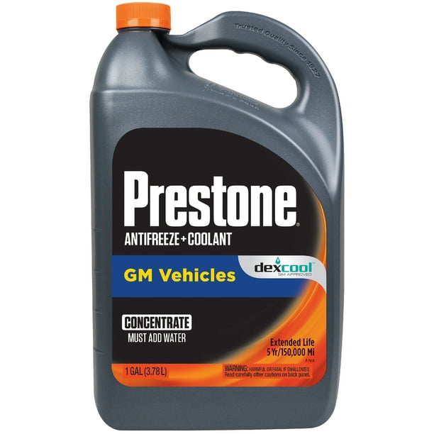 6 Pack Prestone Dex Cool Anitfreeze Coolant Concentrate 1gal Walmart Com