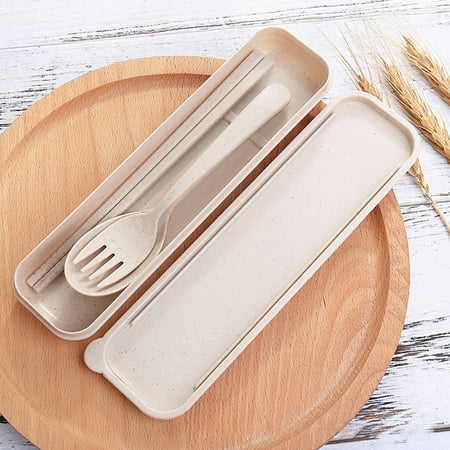 

Portable Cutlery Outdoor Travel Picnics Spoon Chopstick Fork Tableware Set Tableware Tool TANGNADE