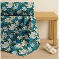 thumbnail image 4 of Soimoi Cotton Cambric Fabric Leaves & Lily Floral Print Fabric by The Yard 42 Inch Wide, 4 of 7