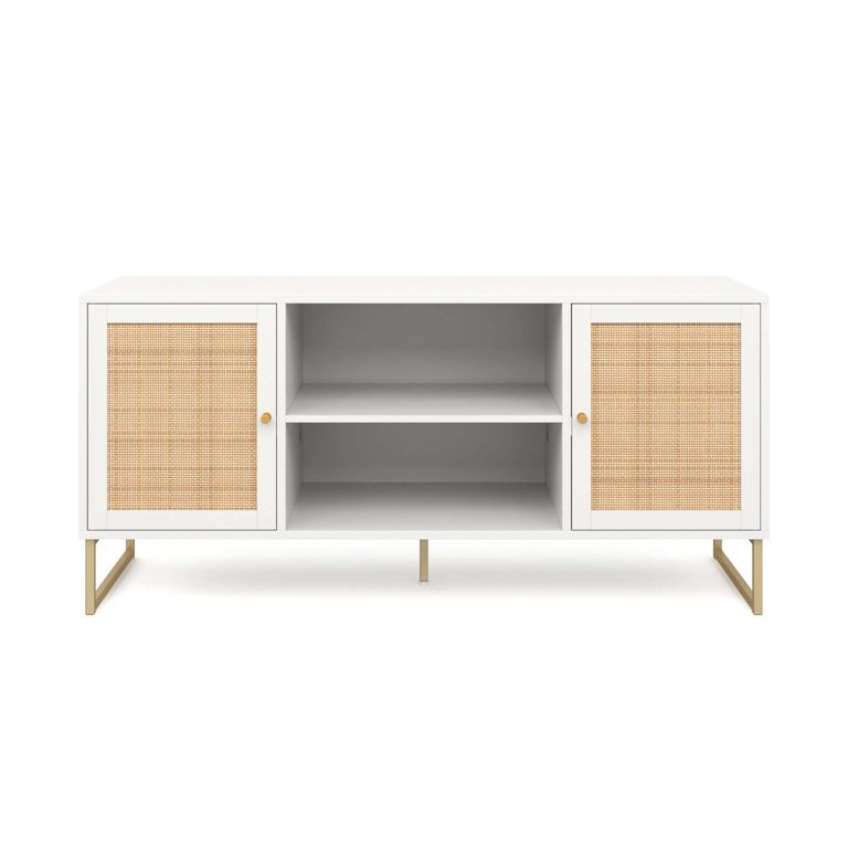 Nathan James Mina TV Stand with Doors for TVs up to 55