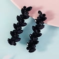 thumbnail image 5 of Miallo Chic Black Crystal Hair Clips 2PK, Modern Marquise Rhinestone Hair Slides for Women's Evening Gala and Bachelorette Party, 5 of 8