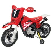 BEST RIDE ON CARS Honda CRF250R Dirt Bike 6V Red