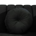 thumbnail image 5 of Aukfa Sofa Chair, Flannel Accent Chair with Pillow for Living Room, Black, 5 of 9