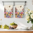thumbnail image 3 of Easter Bunny Kitchen Towels Set of 4, Colorful Eggs Spring Tulips Flower Vintage Absorbent Dish Towels for Kitchen, Microfiber Hand Towel, Quick Drying Tea Towel for Cleaning Decorative Dishcloths, 3 of 7