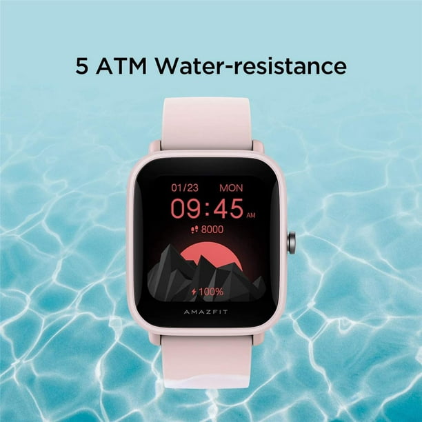 Amazfit Bip U Smart Watch Built-in GPS - Pink - Walmart.com