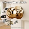thumbnail image 2 of Copper Creek BK2030PB Ball Door Knob, Privacy Function, 1 Pack, Polished Brass, 2 of 7