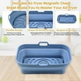 thumbnail image 5 of Reusable Silicone Air Fryer Liners for 5QT+ Basket, Non-Stick Oven Safe Pot Liner Accessories, Dishwasher Safe Fryer Basket Insert for Even Cooking & Easy Cleanup (Set of 3), 5 of 6