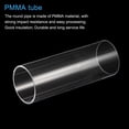 thumbnail image 4 of Acrylic Pipe Clear Rigid Round Tube 2pcs 54mm ID 60mm OD 6" for Lamps and Lanterns, Water Cooling System, 4 of 6