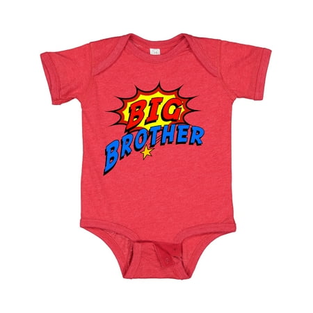

Inktastic Big Brother Superhero Gift Baby Boy Bodysuit