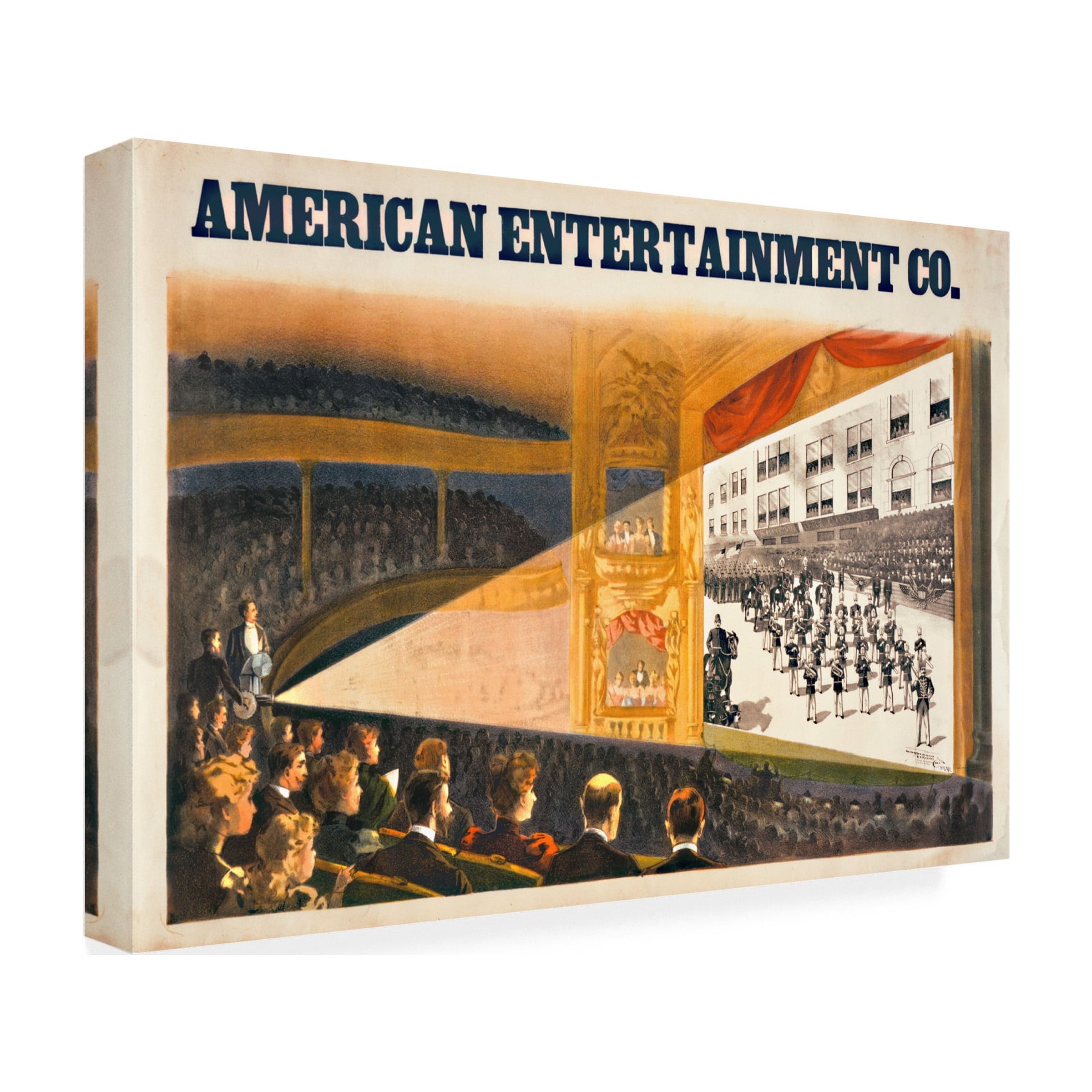 Print Collection 'American Entertainment ' Canvas Art