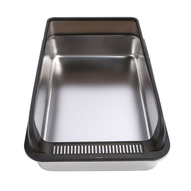 Caja de Para Gatos de Acero inoxidable, sem Cerrado Alta Cara Caja de Arra