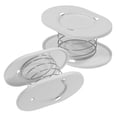thumbnail image 4 of WEUVEB 2 Pcs Support de Mouchoirs à Ressort Blanc PP pour Salle de Bain, 4 of 7