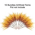 thumbnail image 3 of Artificial Faux Fall Autumn Flowers Plants for Outdoor Outside Decoration, 14 Bundles Fake Silk Daisy Ferns UV Resistant Look Real for Front Door Porch Patio Yard Planter, 3 of 5
