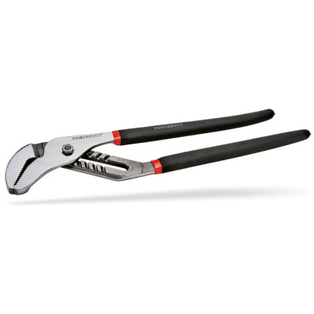 UPC: 0028907357133 | Powerbuilt 16 Inch Groove Joint Pliers – 641395