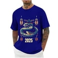 thumbnail image 1 of Wancir Chemises pour Hommes en Solde Mode Décontractée Imprimé Sport Manches Courtes Col Rond Blouses Chemises, 1 of 3