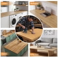 thumbnail image 4 of Butcher Block Counter Top, Solid Wood Unfinished Table Top for for DIY Washer Dryer, Island, Kitchen, Durable and Sturdy Birch Countertop, 1.5" Thickness, 25" W x 72" L, 4 of 8