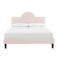 thumbnail image 5 of Modway Soleil Performance Velvet King Bed in Pink, 5 of 10