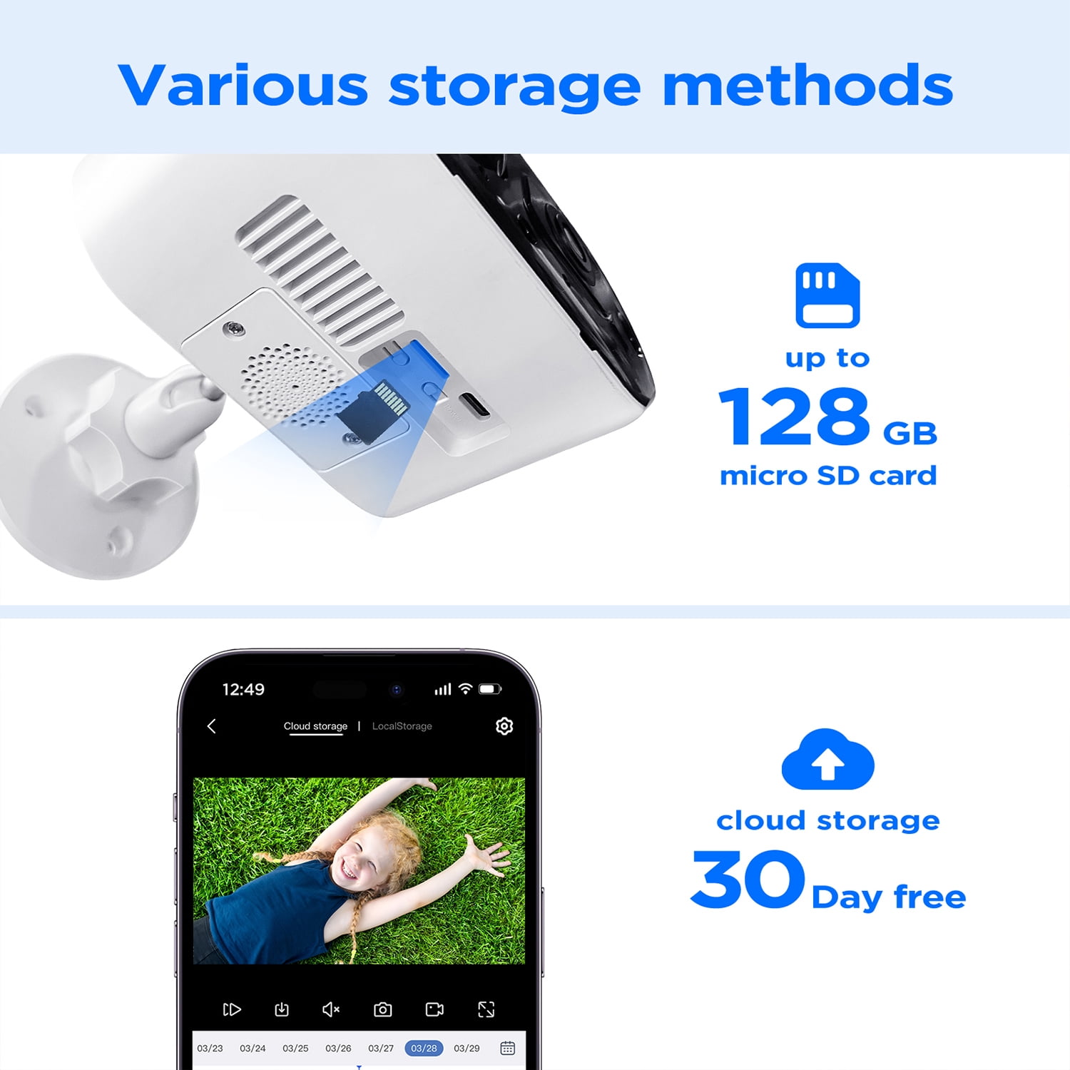 Toguard BC1028 Solar Security Camera 2.4G&5G Wifi