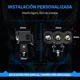 thumbnail image 3 of 2 Pzs Faros Auxiliares Doble Color Led 60w Para Auto Moto, 3 of 8