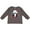 Charcoal Grey, variant on Inktastic Too Cute Baby Panda with Flowers Girls Long Sleeve Toddler T-Shirt