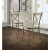 Better Homes and Gardens Collin Distressed White Dining Chair, Set of 2, Multiple Finishes