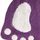 thumbnail image 4 of Alfombra De Baño Antideslizante Y Absorbente, Diseño De Pies Grandes, Poliéster, Morado, 40 X 60 Cm, 4 of 5