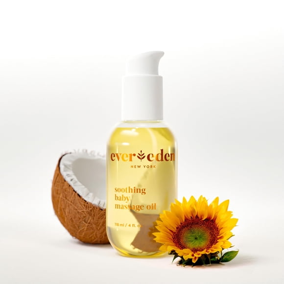 Aceite de masaje para bebés Evereden Soothing Clean 120 ml con 5 aceites