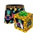 thumbnail image 1 of Crazy Boxers Lilo and Stitch Pineapple Print Boxer Briefs in Gift Box-Large (36-38), 1 of 5