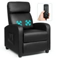 Costway Electric Vibrating Sleep Massage Recliner Sofa Chair for Adults