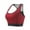 Wine, variant on JIUKE Sport Bras for Women High Support Seamless Workout Bras Racerback Breathable Running Gym Yoga Bras Size XL