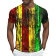 thumbnail image 1 of T-Shirt à Manches Courtes Imprimé pour Homme à Col Rond, Respirant, Haut Décontracté d'Été, Polyester Spandex, 1 of 4