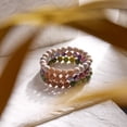thumbnail image 5 of Gaia | Purple Regalite x Rudraksha |  Mala Bracelet, 5 of 5