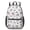 Cow and Text, variant on Cow and Heart Pink Pattern 17" School Backpacks for Teens,Waterproof Oxford Fabric,S-Shape Padded Straps for School,Travel,Hiking,Camping