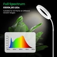 thumbnail image 3 of Grow Lights for Indoor Plants Full Spectrum ;; Plant Light with Gooseneck Colors Modes and Dimmable Levels Timer LEDs Height Adjustable Grow Lamp for L, 3 of 7