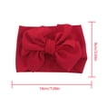 thumbnail image 2 of Cloth Newborn Headband Adjustable Big Bowknot Kids Hairband Child DIY Hair Accessory, 2 of 10